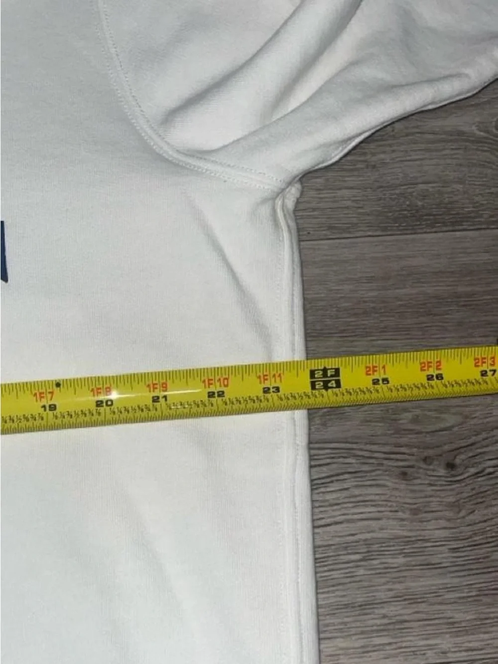 Polo Ralph Lauren White Equestrian Riding Academy Print Fleece Pullover Hoodie L